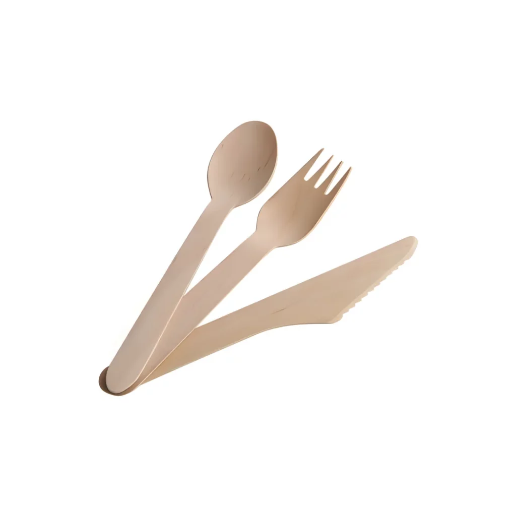 couvert en bois saveurs commerce