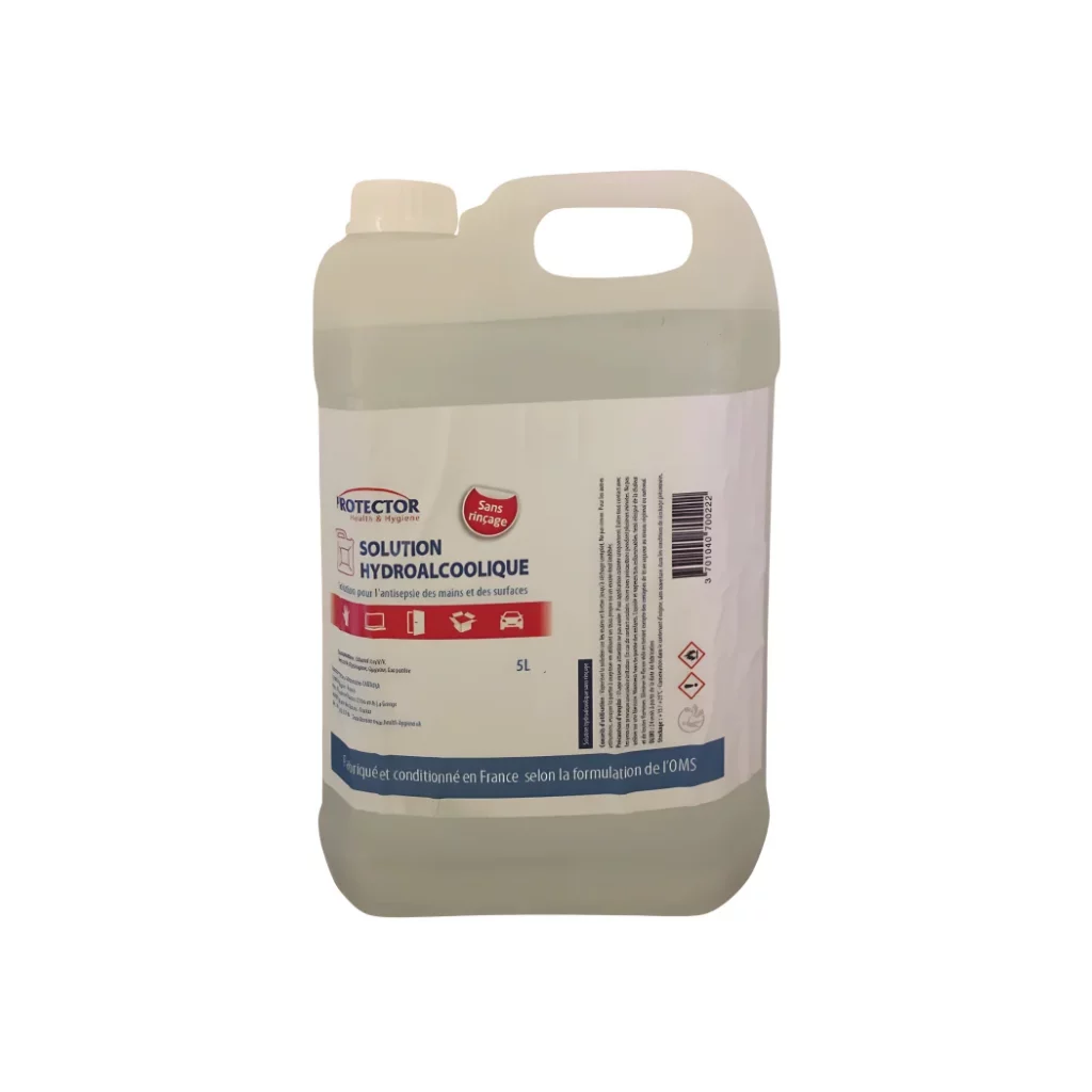 protector solution hydroalcoolique 5L